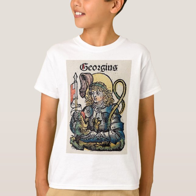 Sankt Göran från Nürnbergbiblioteket T Shirt (Framsida)