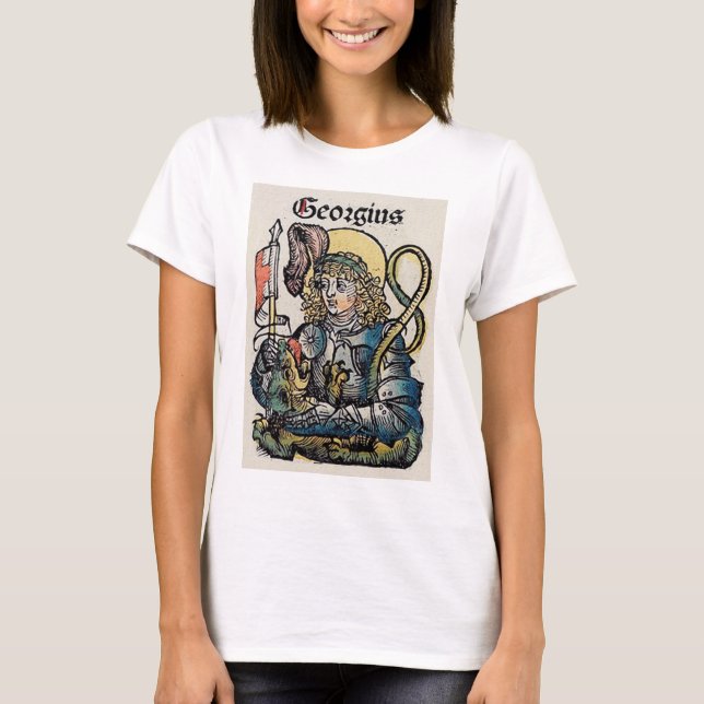 Sankt Göran från Nürnbergboken T Shirt (Framsida)