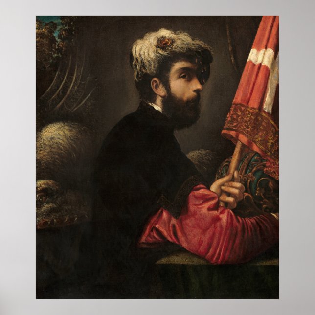 Sankt Göran - Giuseppe Caletti Fina konstaffischer Poster (Framsidan)