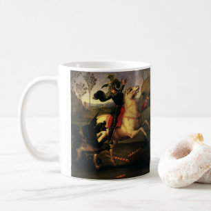 Sankt Göran och draken av Rafael Sanzio Kaffemugg