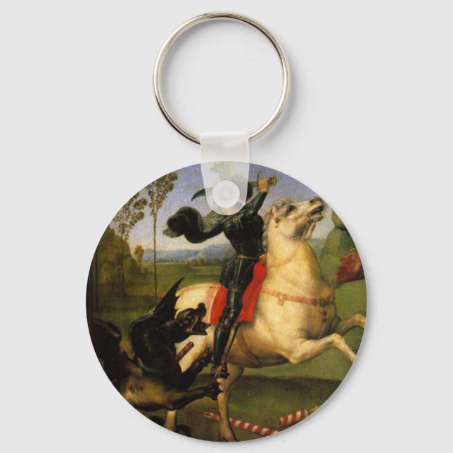 Sankt Göran och draken Nyckelring (Framsida)