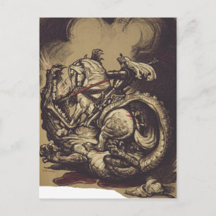 Sankt Göran och draken Stora Martyr Vykort