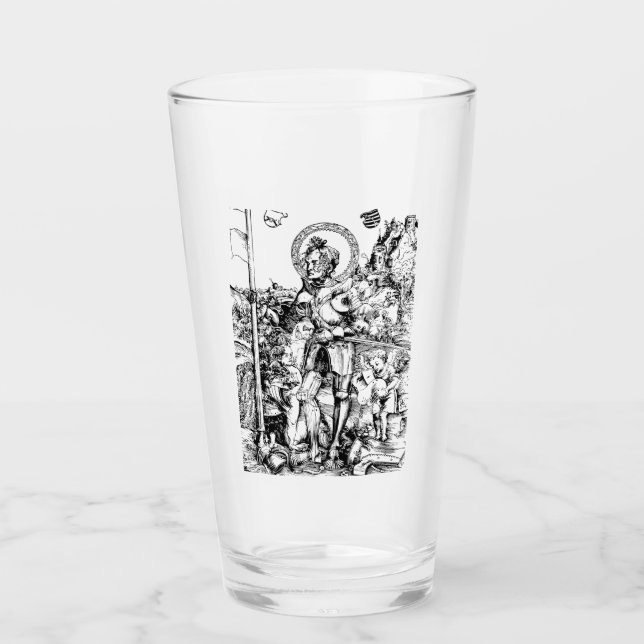 Sankt Göran och draken Stora martyrern Glaskopp (Framsida)