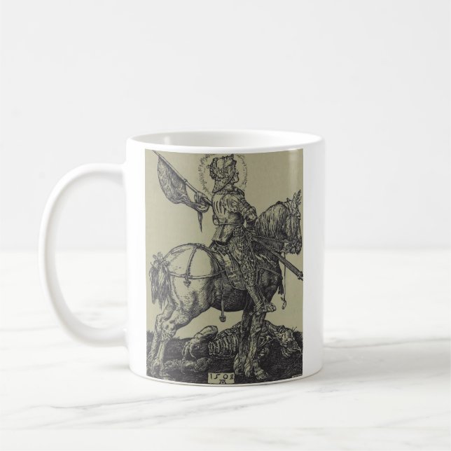 Sankt Göran och draken Stora martyrern Kaffemugg (Vänster)