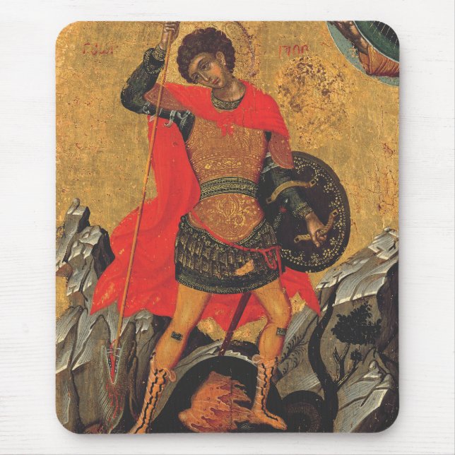 Sankt Göran och draken Stora martyrern Musmatta (Framsidan)