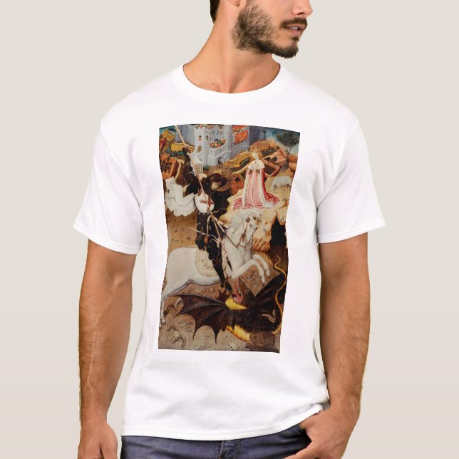Sankt Göran och draken Stora martyrern T Shirt (Framsida)