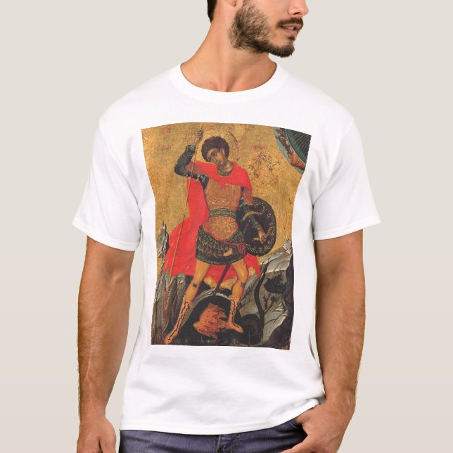 Sankt Göran och draken Stora martyrern T Shirt (Framsida)