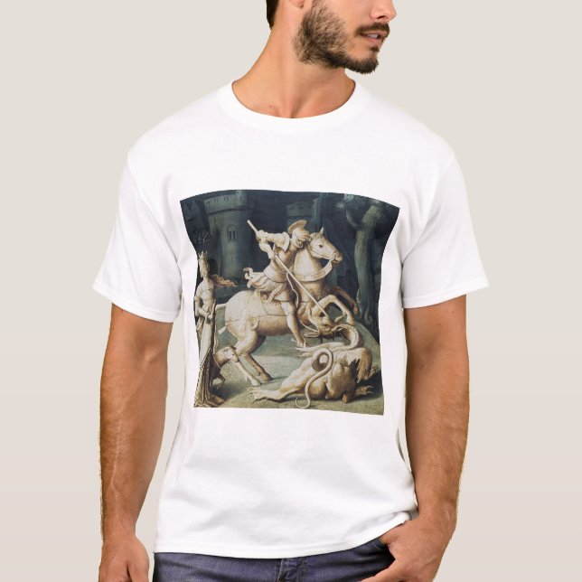 Sankt Göran och draken Stora martyrn T Shirt (Framsida)