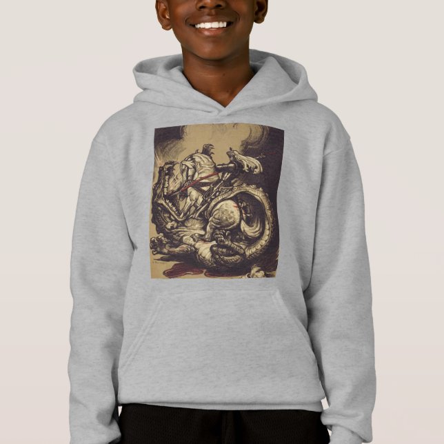 Sankt Göran och draken Stora martyrn T Shirt (Framsida)