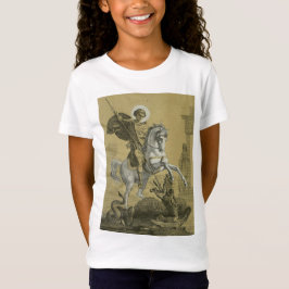 Sankt Göran – Premium "Sunburst Gold" Konstverk T Shirt