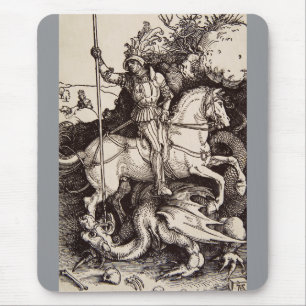 Sankt Görg och draken av Durer Musmatta