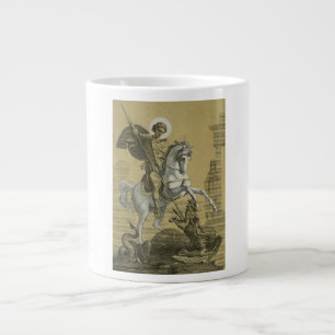 Sankt Görgen – Premium "Sunburst Gold" Konst Jumbo Mugg