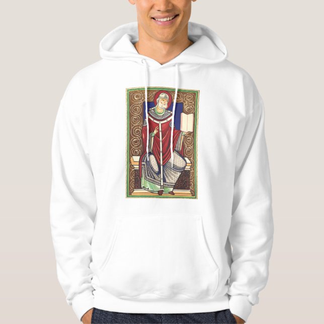 Sankt Gregor den store Kyrkolärare Hoodie (Framsida)