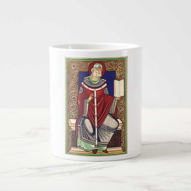 Sankt Gregor den store Kyrkolärare Jumbo Mugg (Framsidan)