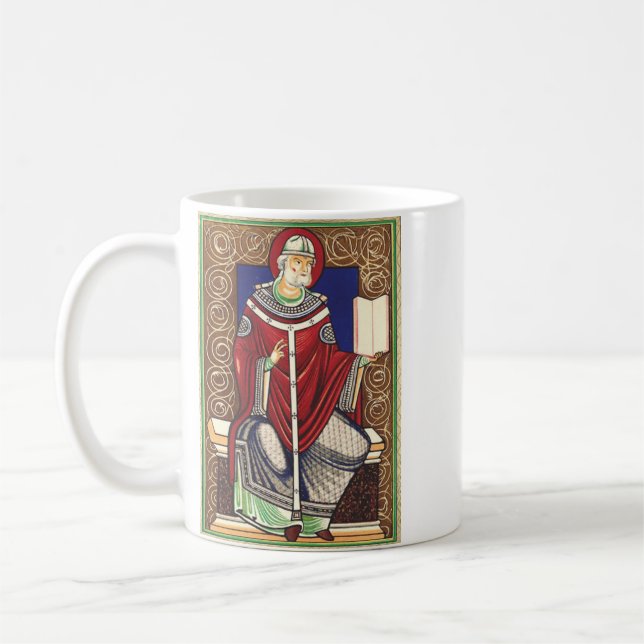 Sankt Gregor den store Kyrkolärare Kaffemugg (Vänster)