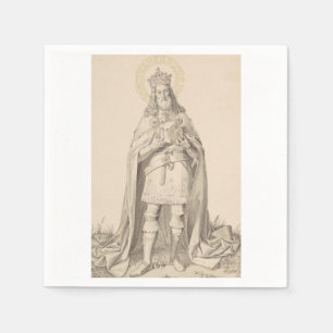 Sankt Henrik II den helige tysk-romerske kejsare Pappersservett