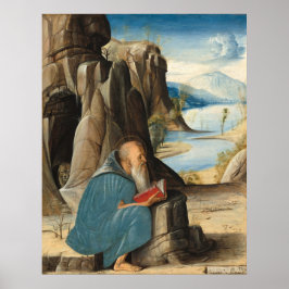 Sankt Hieronymus - Alvise Vivarini Fina konstaffis Poster
