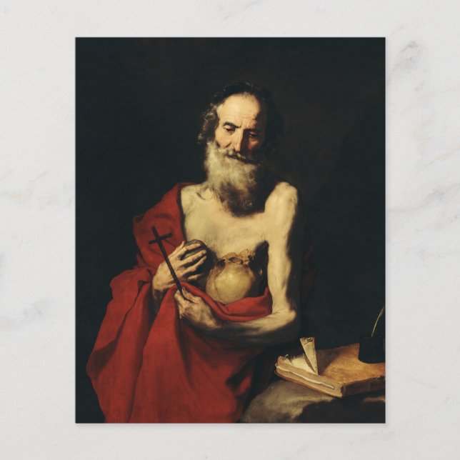 Sankt Hieronymus av Jusepe de Ribera (Framsida)