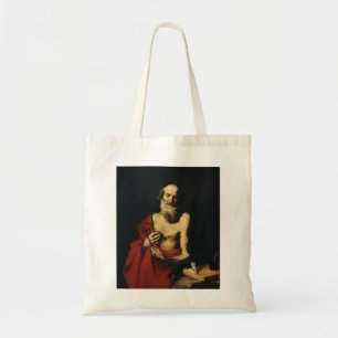 Sankt Hieronymus av Jusepe de Ribera Tygkasse