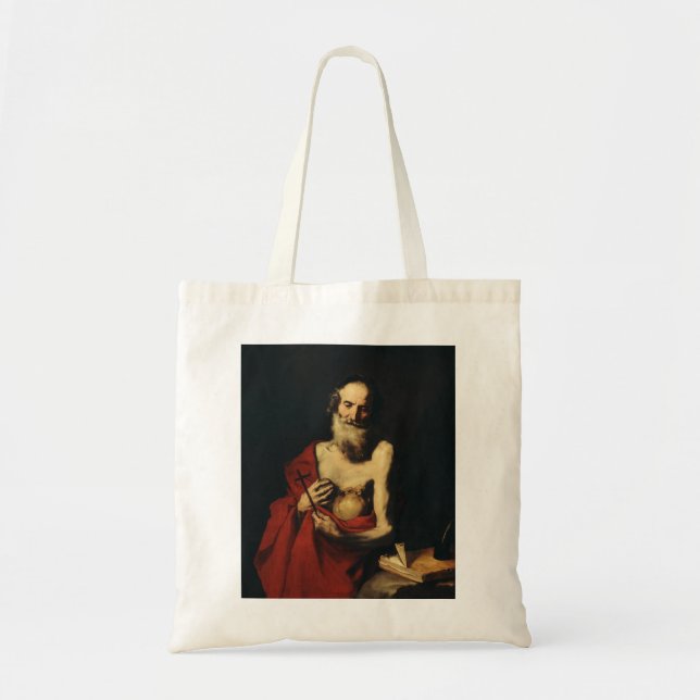 Sankt Hieronymus av Jusepe de Ribera Tygkasse (Framsidan)