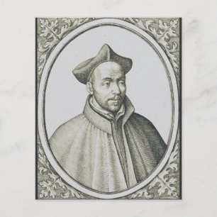 Sankt Ignatius av Loyola Gravyr Antik Konst