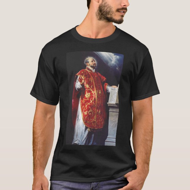 Sankt Ignatius av Loyola T Shirt (Framsida)