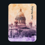 Sankt Isaacs katedral Magnet - Sankt Petersburg<br><div class="desc">Sankt Isaacs katedral Magnet - Sankt Petersburg Ryssland Travel Souvenir, historikkyrka Fridge Magnet Celebrerar Sankt Petersburgs grandeur med denna vackra souvenir-magnet med St Isaacs katedral - ett av de mest ikoniska landmärkena i Ryssland. Med sin fantastiska nyklassiska arkitektur och gyllene domän är den här magneten perfektens nyckelroll för resenärer, utvandrare...</div>