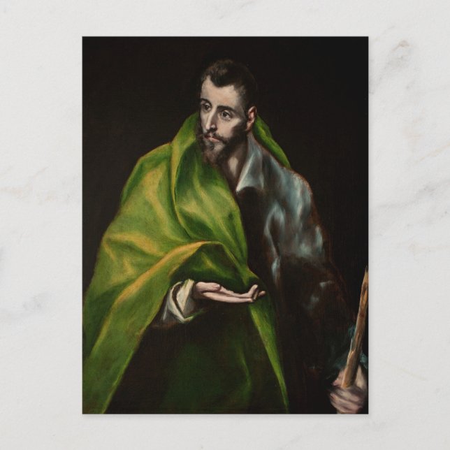 Sankt Jakob den äldre av El Greco Vykort (Framsida)