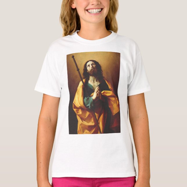 Sankt Jakob den äldre av Guido Reni T Shirt (Framsida)