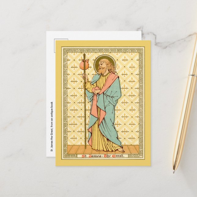 Sankt Jakob den äldre (RLS 05) Vykort (Fram/Back In Situ)