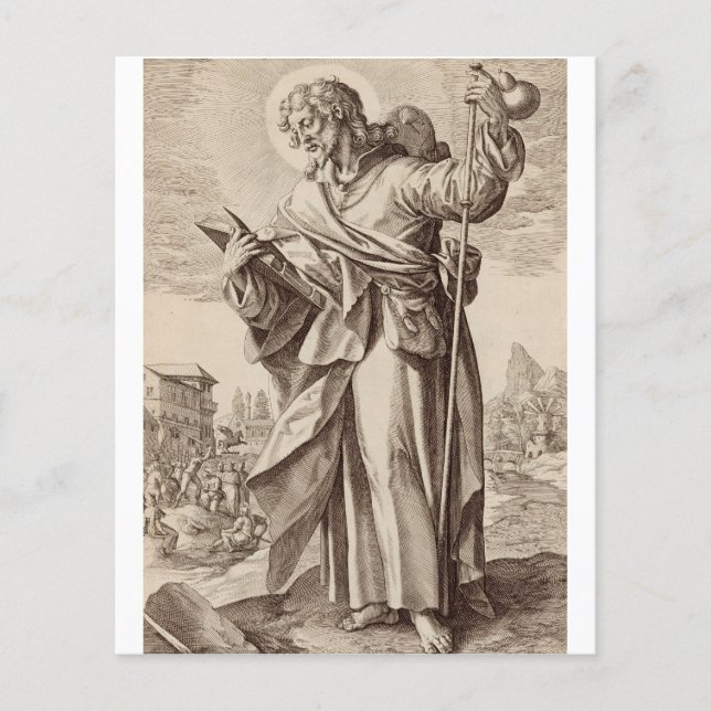 Sankt Jakob den store en av Jesu tolv apostlar (Framsida)