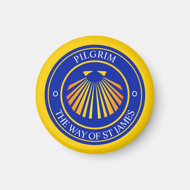 Sankt James pilgrims väg Magnet (Framsidan)