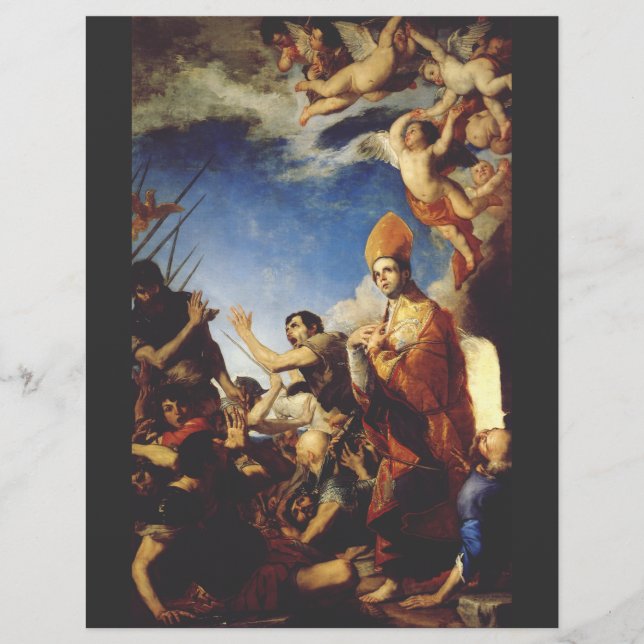 Sankt Januarius, Biskop av Benevento - Finkonst Reklamblad (Framsidan)