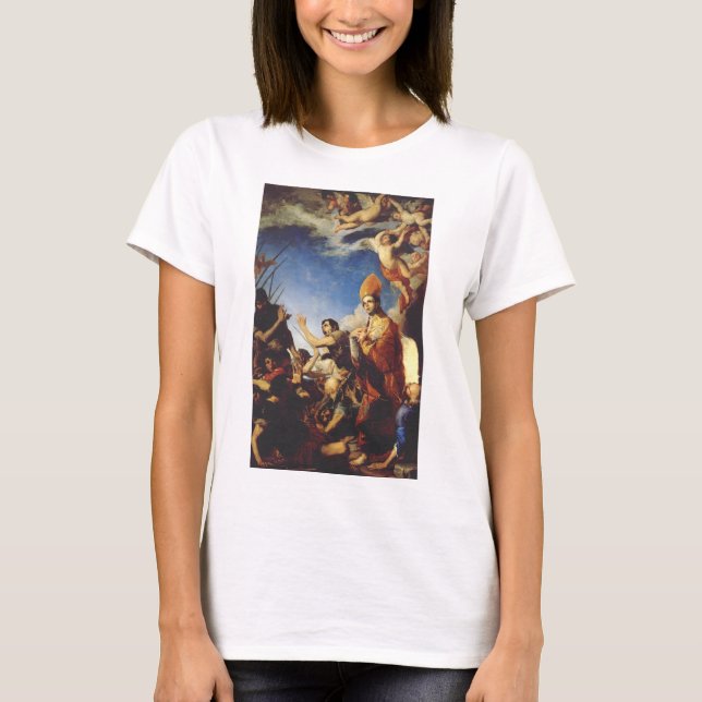 Sankt Januarius, Biskop av Benevento - Finkonst T Shirt (Framsida)