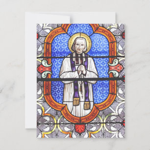Sankt Jean Vianney Premium Själsguide Konsttryck