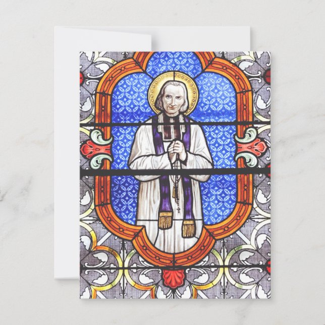 Sankt Jean Vianney Premium Själsguide Konsttryck (Framsida)