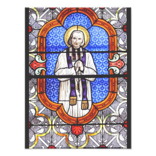 Sankt Jean Vianney Premium Själsguide Konsttryck Fototryck
