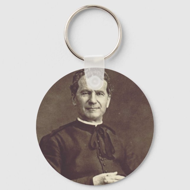 Sankt Johannes Bosco Präst och bekännare Nyckelring (Framsida)