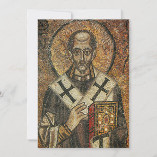 Sankt Johannes Chrysostomos ärkebiskop av Konstant Julkort