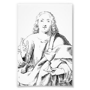 Sankt Johannes den älskade aposteln och evangelist Fototryck