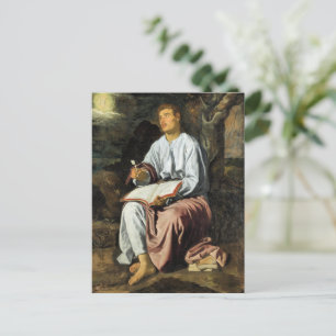 Sankt Johannes på Patmos, finkonst, Vykort