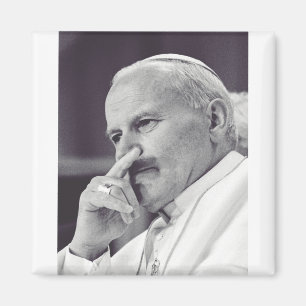 Sankt Johannes Paulus II Den Store Kommunikatören Magnet