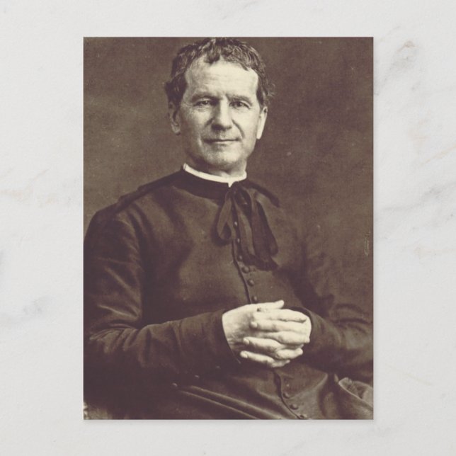 Sankt John Bosco Präst och bekännare Vykort (Framsida)