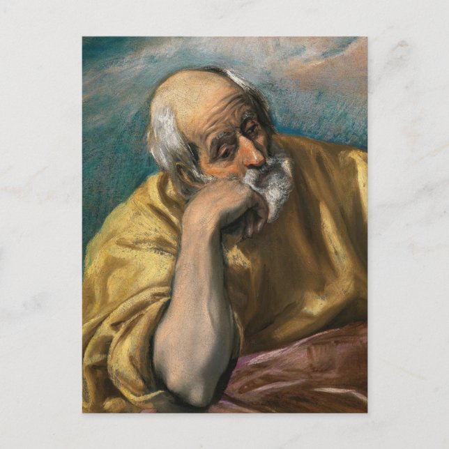Sankt Josef av El Greco Vykort (Framsida)