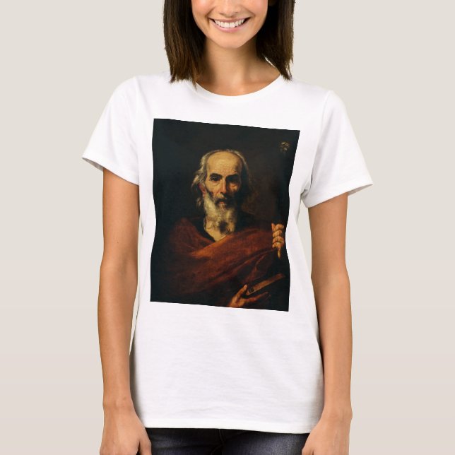 Sankt Josef av Jusepe de Ribera T Shirt (Framsida)