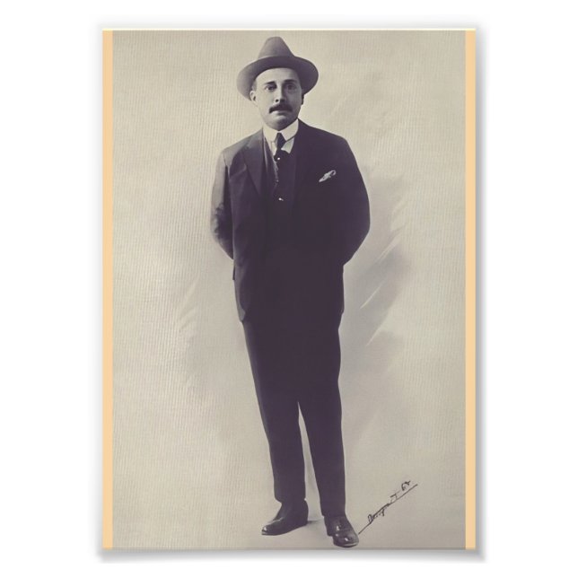 Sankt Josef Gregory Hernandez Lekmannen Fototryck (Framsidan)