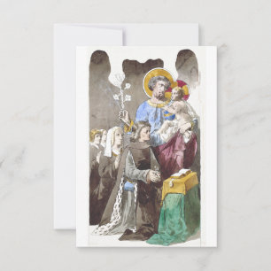 Sankt Josef kyrkans allmänna beskyddare Tack Kort