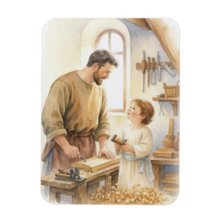 Sankt Josef Snickaren Magnet