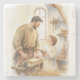 Sankt Josef Snickaren Stenunderlägg