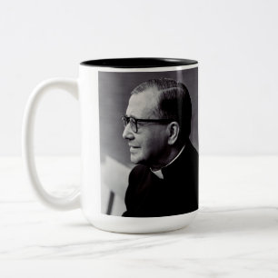 Sankt Josemaria Escriva Två-Tonad Mugg